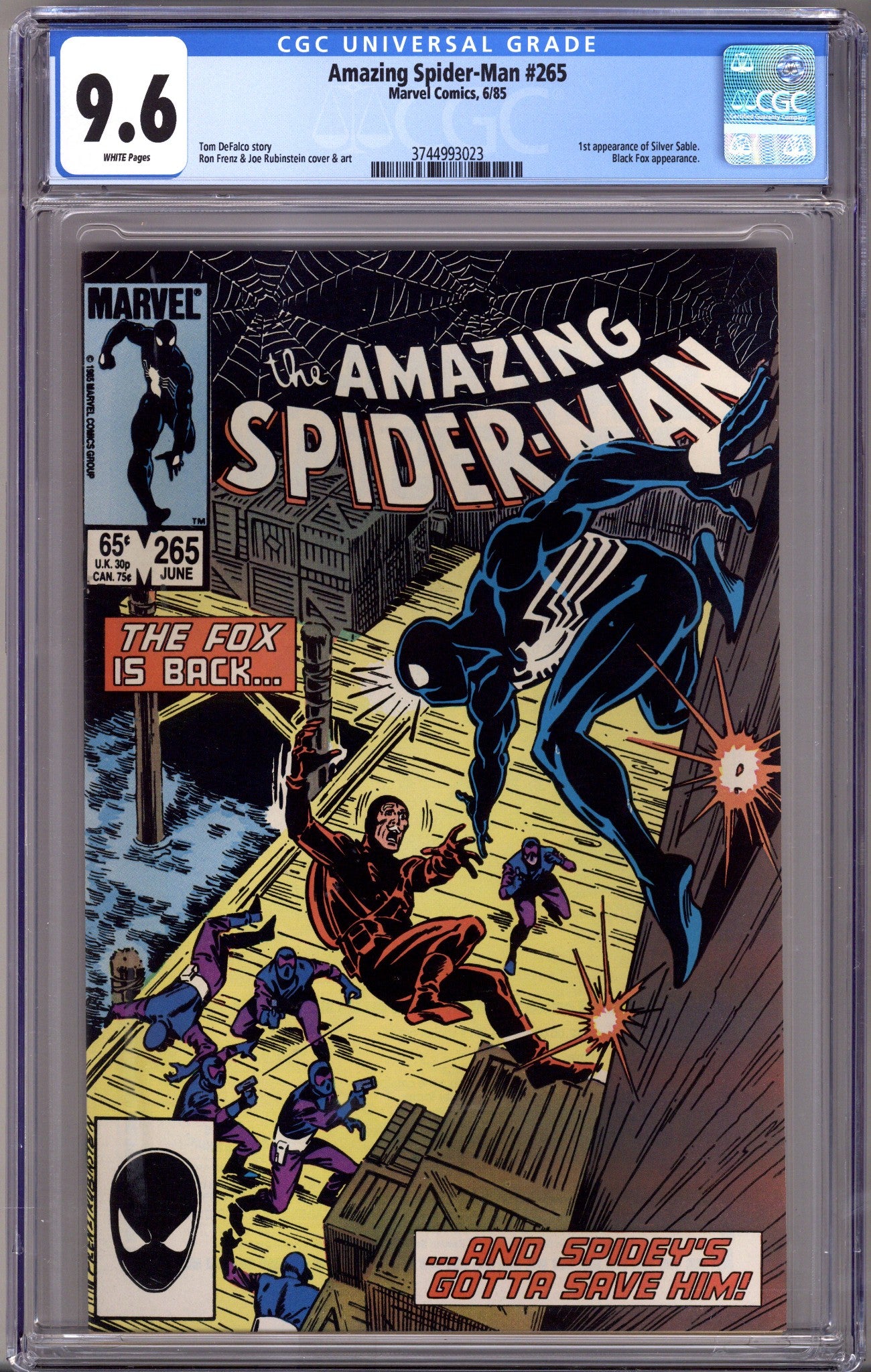 The Amazing Spider-Man Vol 1 265 CGC 9.6 (NM+) (1985) 