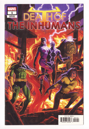 Death of the Inhumans   1  NM- (9.2)   (2018) Hildebrandt     Incentive Variant