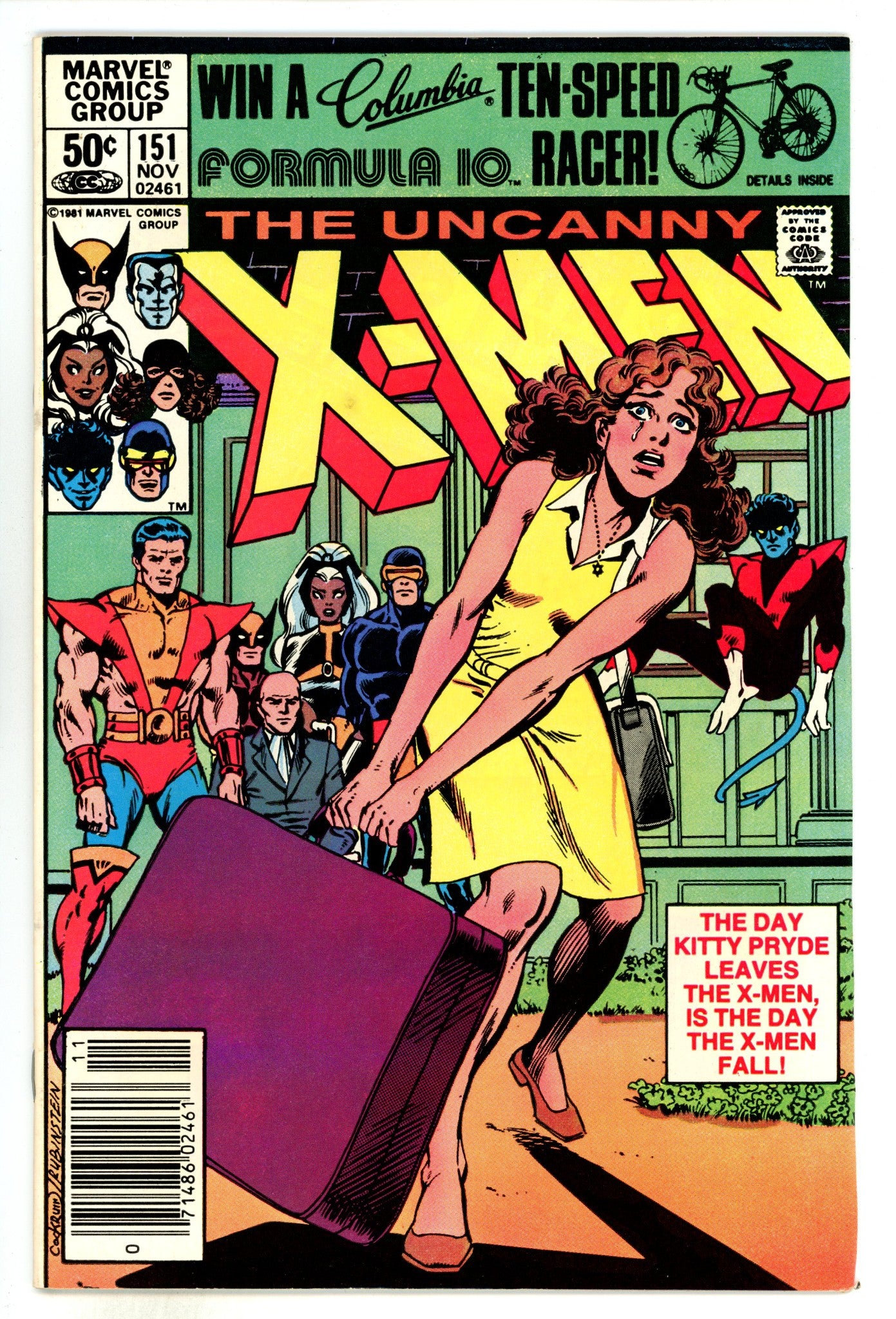 The Uncanny X-Men Vol 1 151  FN/VF (7.0)  (1981)  Newsstand  