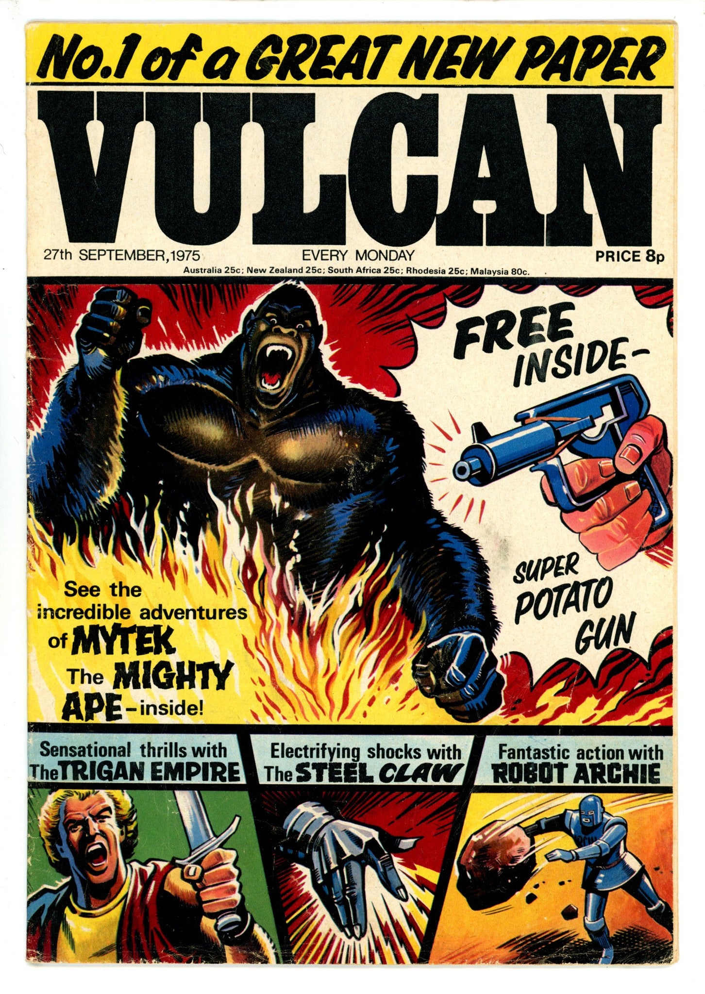 Vulcan 27th September VG- (1975)