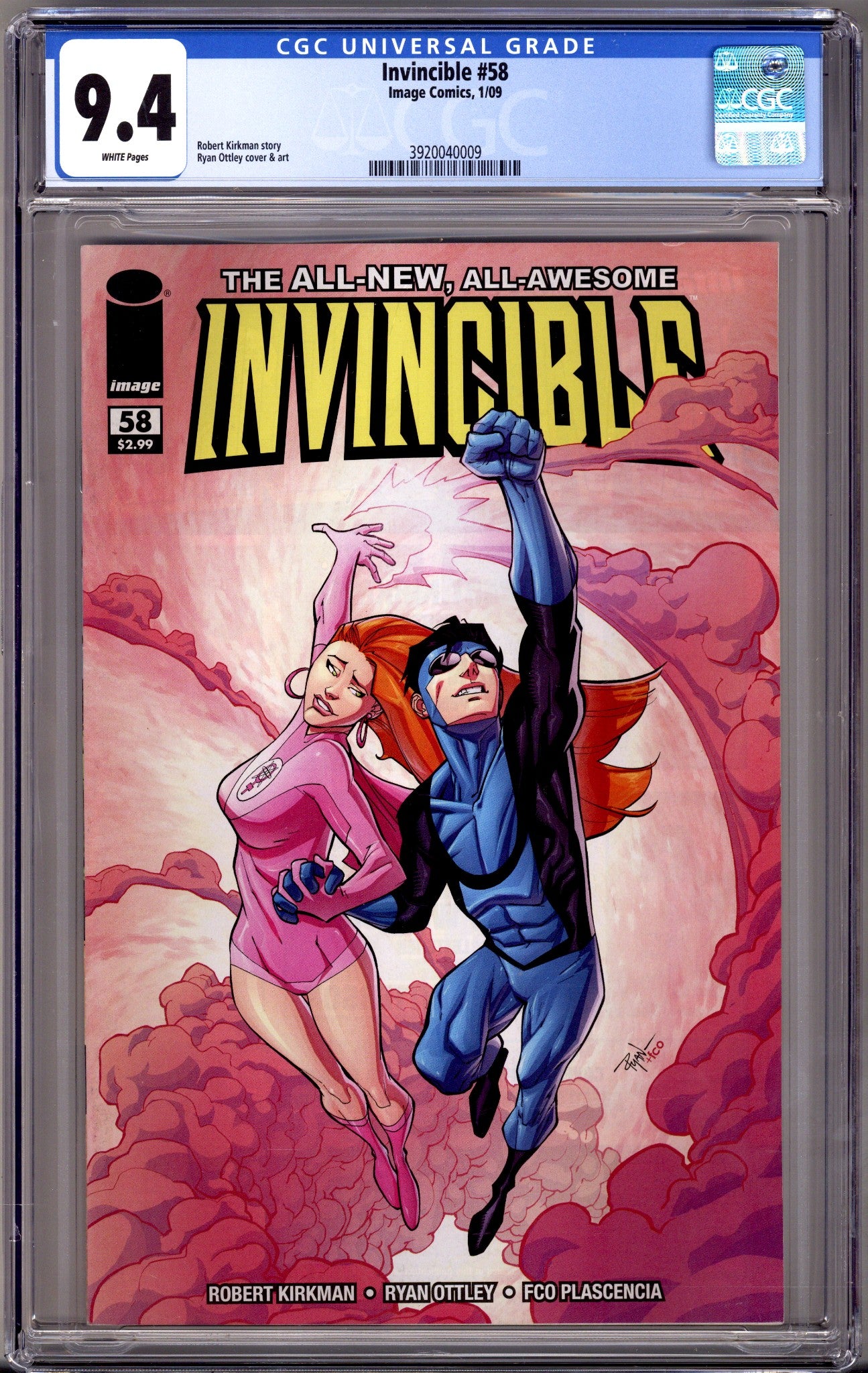 Invincible   58 CGC 9.4 (NM)   (2009)        