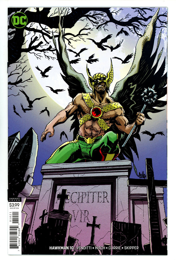 Hawkman Vol 5 10 High Grade (2019) Hamner Variant