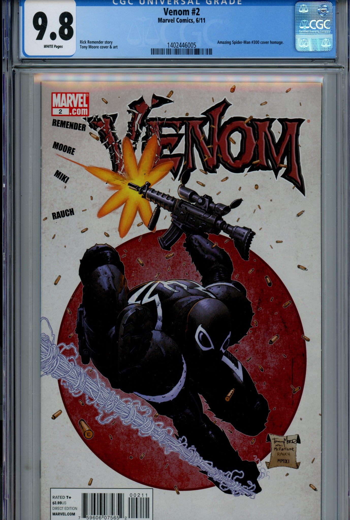 Venom Vol 2 2 CGC 9.8 (NM/M) (2011) 