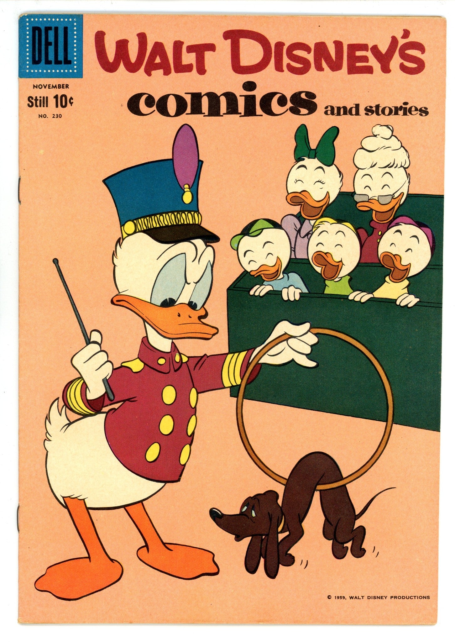 Walt Disney's Comics and Stories Vol 20 2 (230) FN+ (6.5) (1959) 