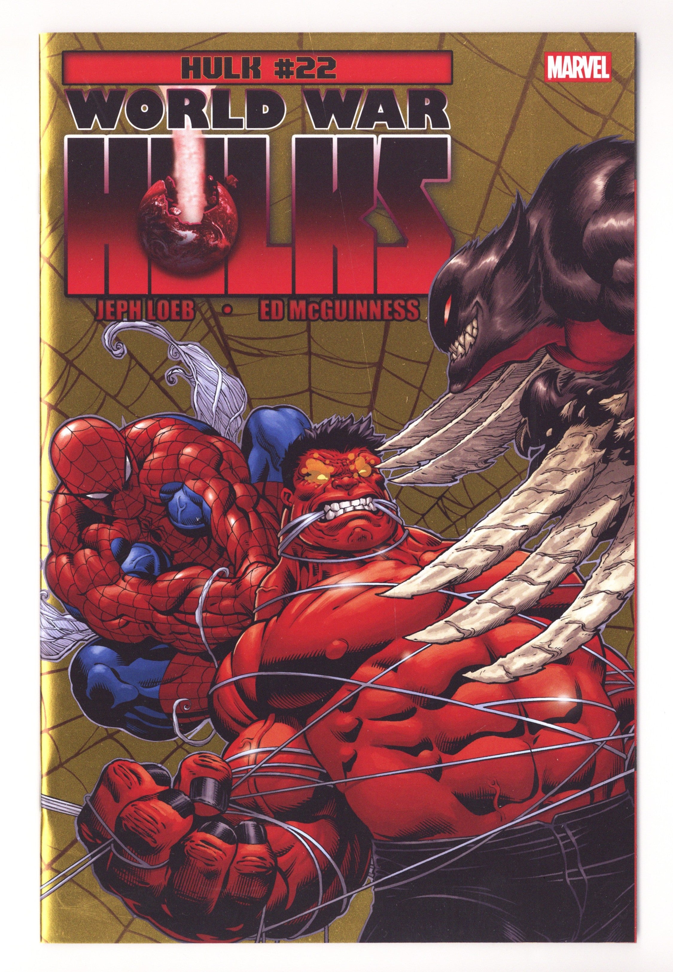 Hulk Reissue Vol 1 22  VF+ (8.5) /300  (2025) Gold Foil Whatnot Exclusive Variant  