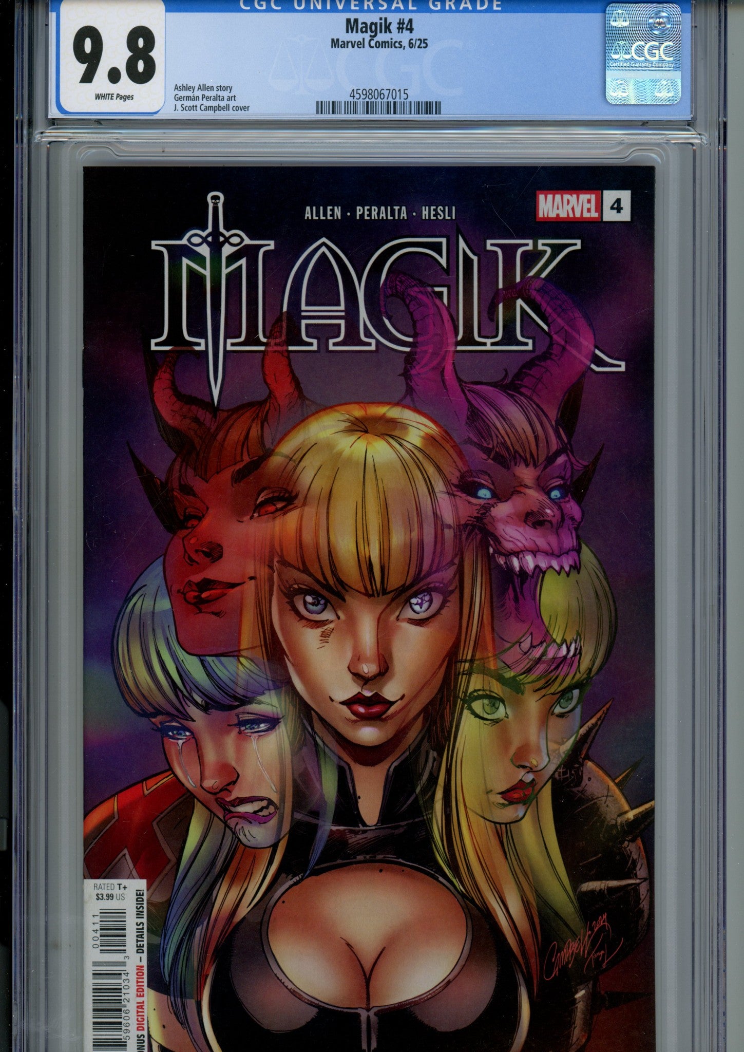Magik Vol 2 4 CGC 9.8 (NM/M) (2025) 