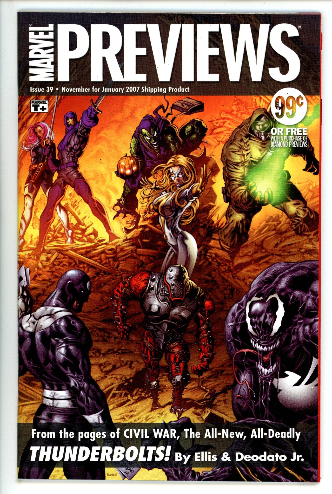 Marvel Previews Vol 1 39 High Grade (2007) 