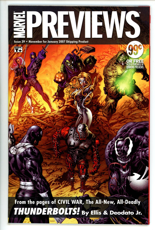 Marvel Previews Vol 1 39 High Grade (2007)
