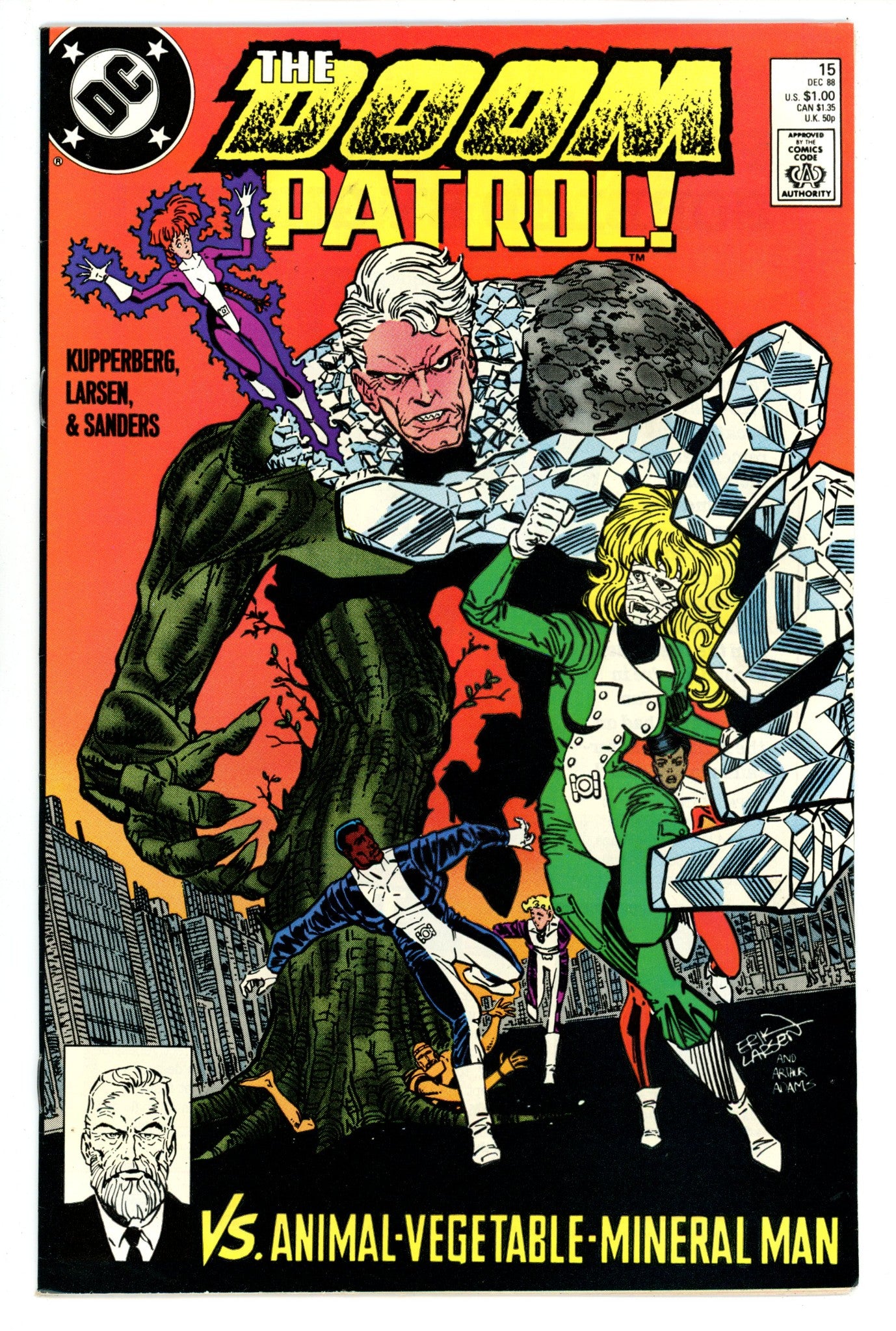 Doom Patrol Vol 2 15 Mid Grade (1988) 