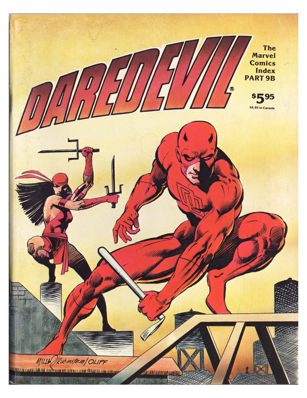 The Marvel Comics Index 9B Low Grade (1982)