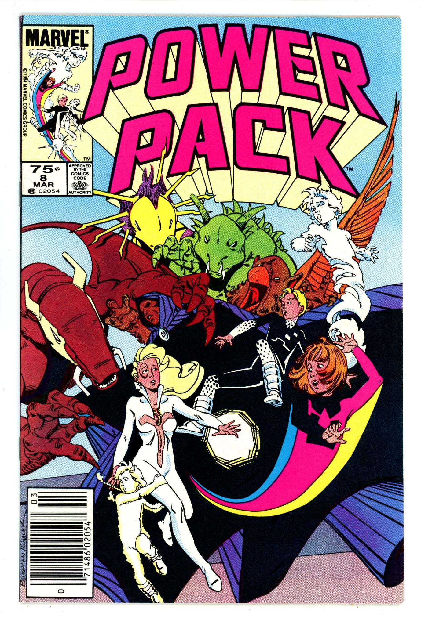 Power Pack Vol 1 8 VF- (7.5) (1985) Canadian Price Variant 