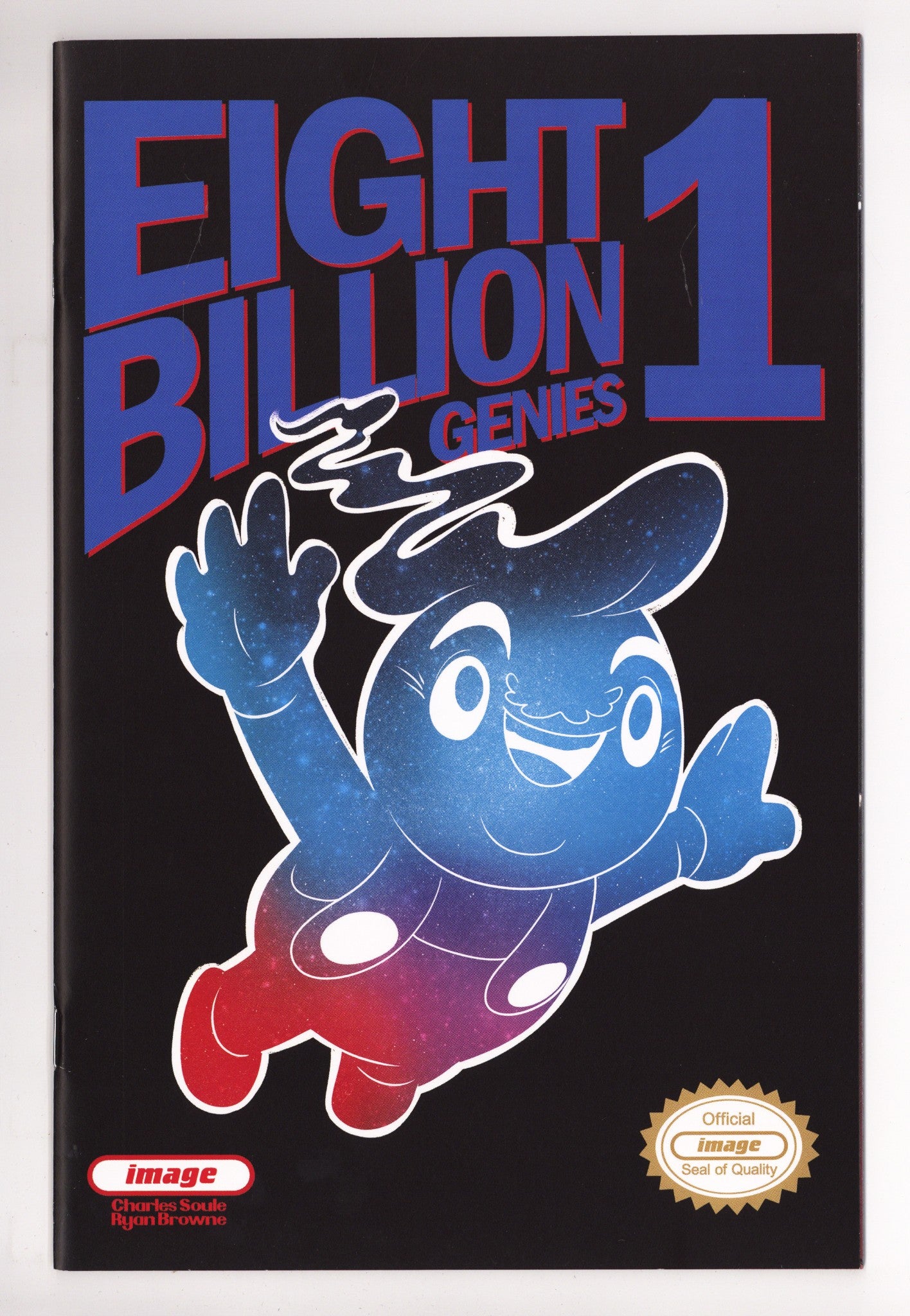 Eight Billion Genies 1 VF/NM (9.0) 4th Print (2022) Forstner Mario Homage Exclusive Variant 