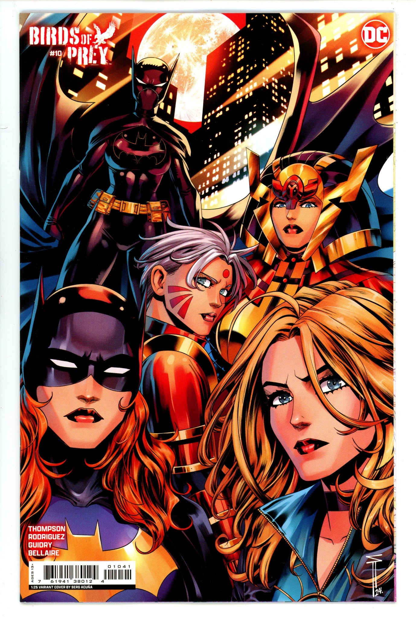 Birds Of Prey Vol 6 10 Acu√±a  Incentive Variant NM+  (2024)