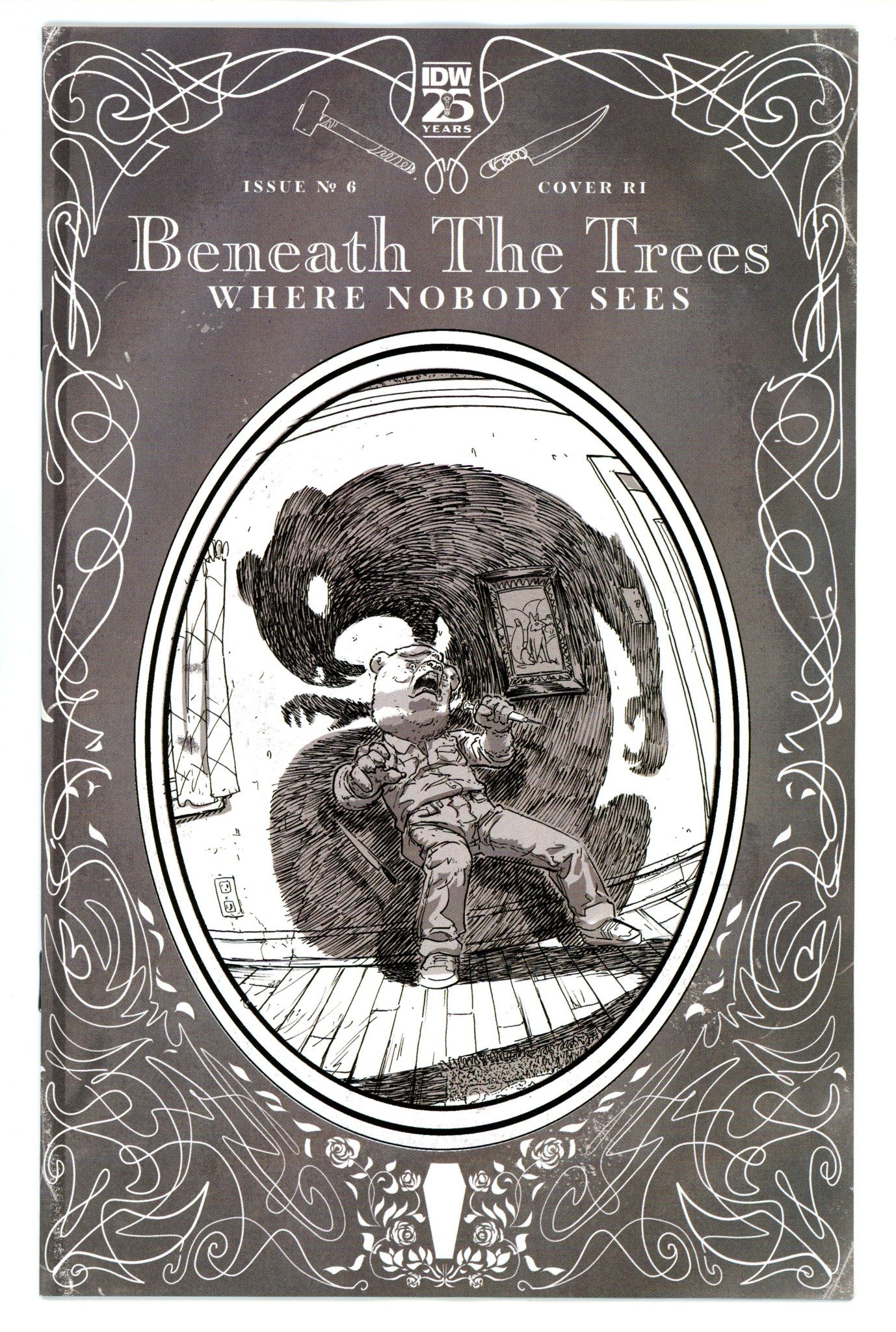Beneath The Trees Where Nobody Sees 6 Rossmo B&W Incentive Variant NM- (2024)