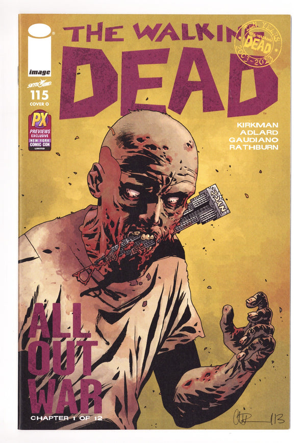 The Walking Dead 115 High Grade (2013) Adlard Variant