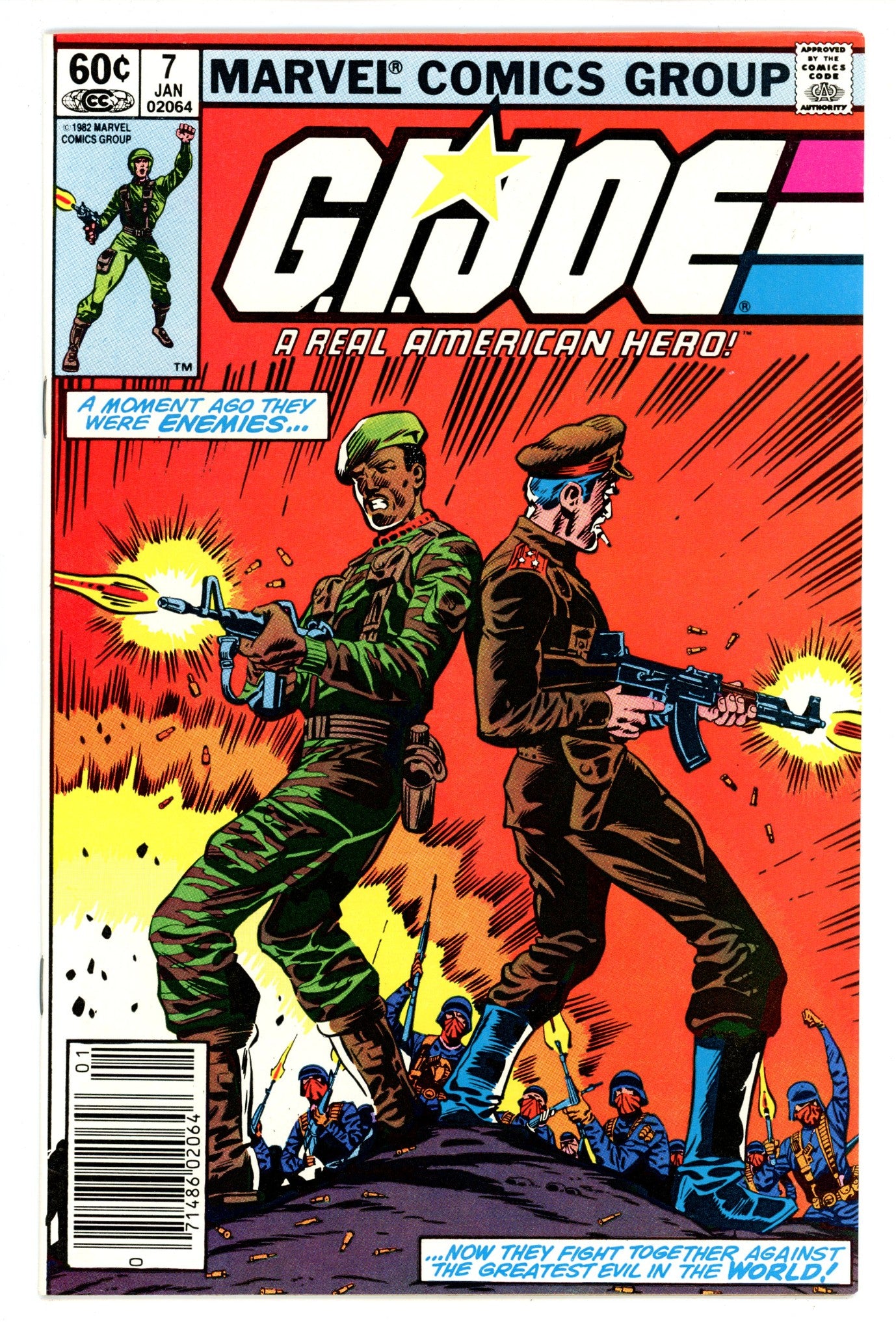 G.I. Joe, A Real American Hero 7 VF- (7.5) (1983) Newsstand 