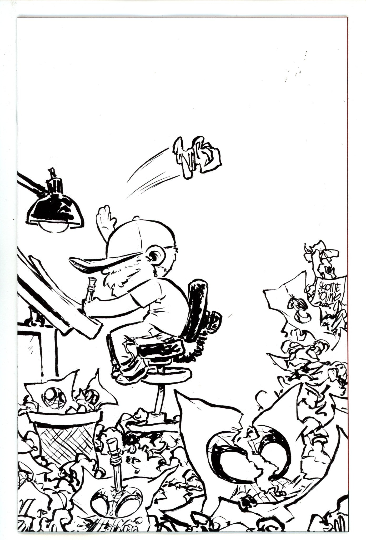 Amazing Spider-Man Vol 6 70 Young B&W Virgin Incentive Variant NM- (2025)