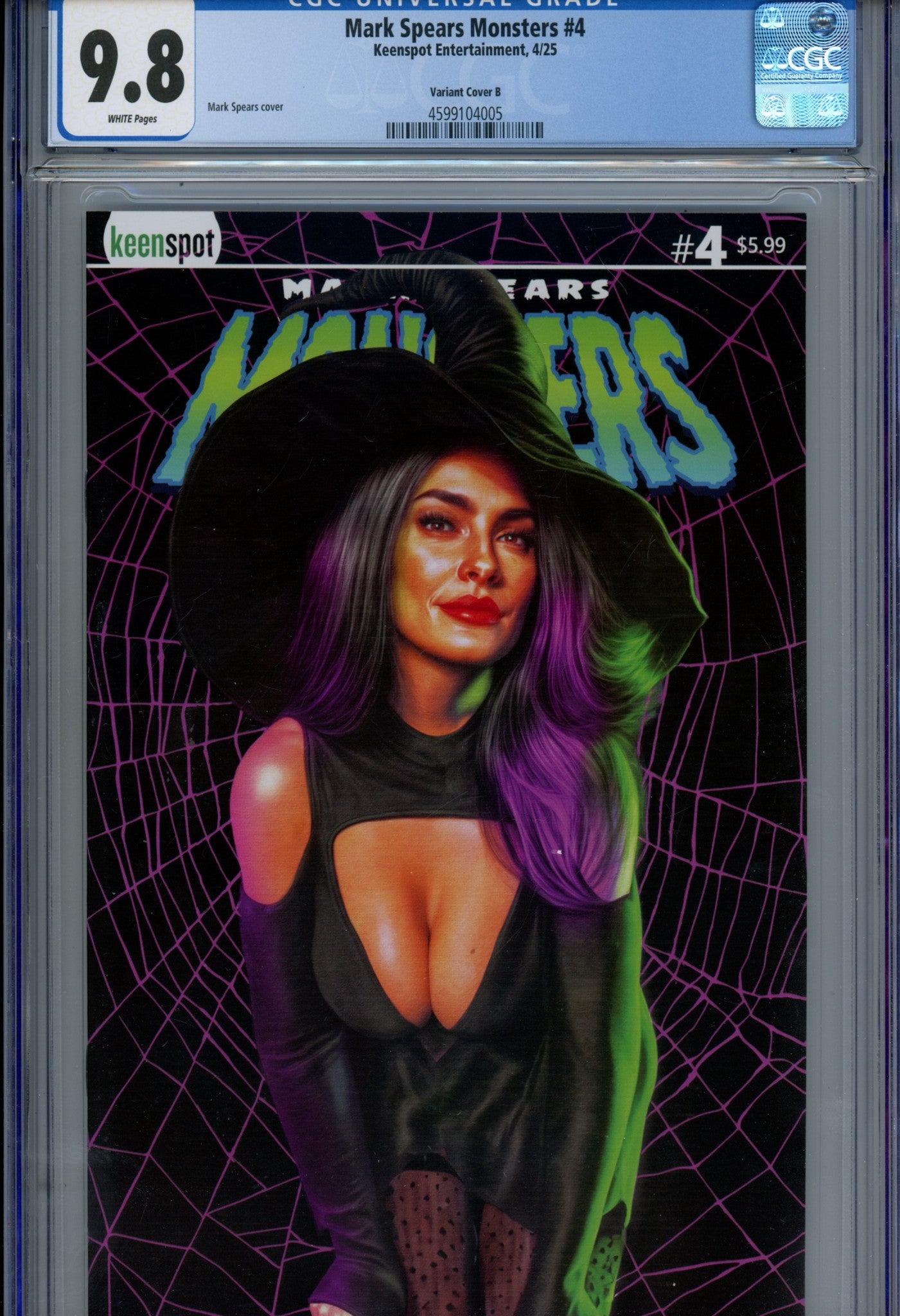 Mark Spears Monsters 4 CGC 9.8 (NM/M) (2025) Spears Variant 