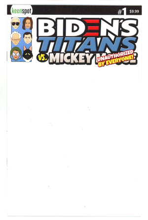 Bidens Titans Vs Mickey Mouse (Unauth) 1 Blank Variant (2024)