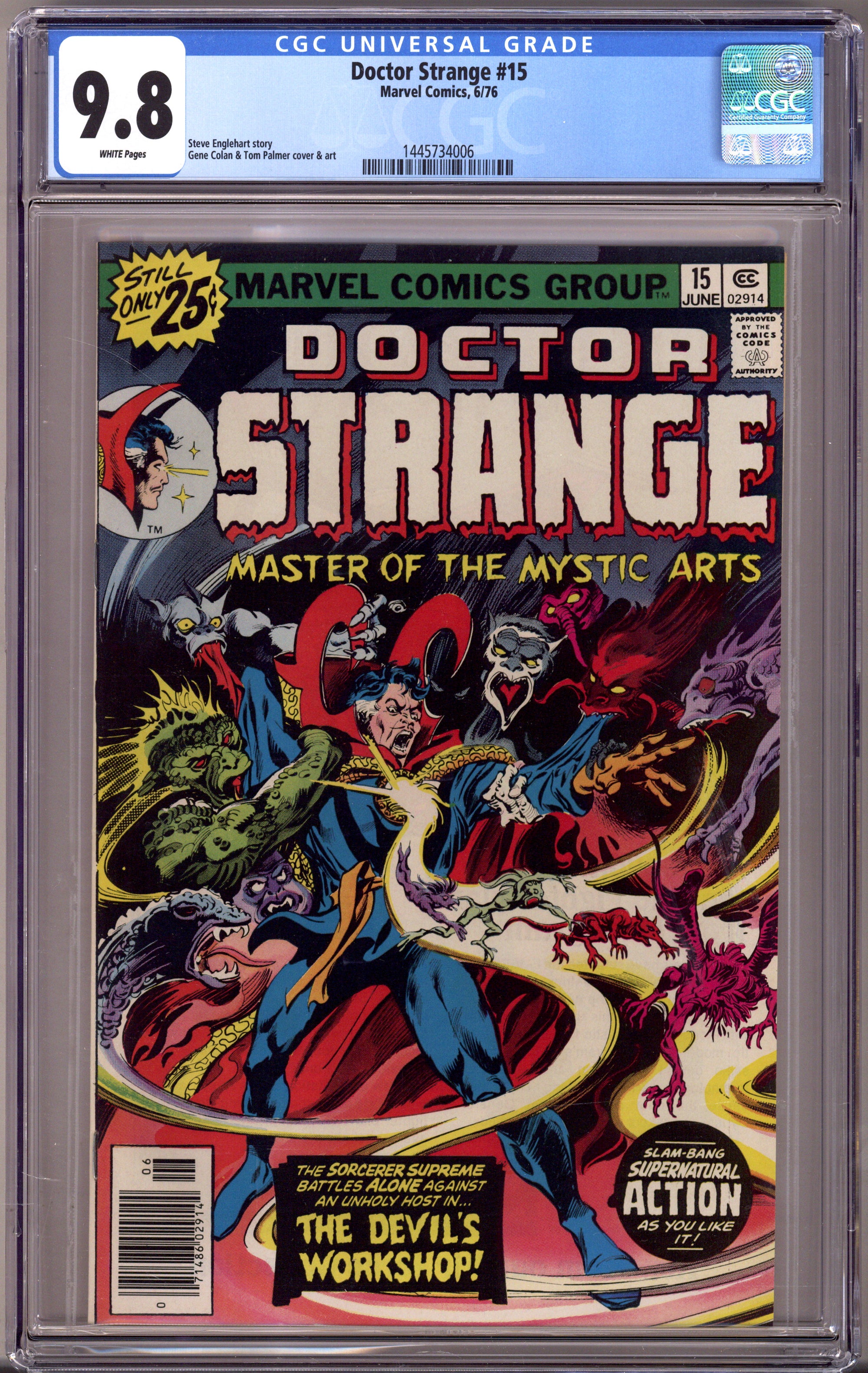 Doctor Strange Vol 2 15 CGC 9.8 (NM/M) (1976) 