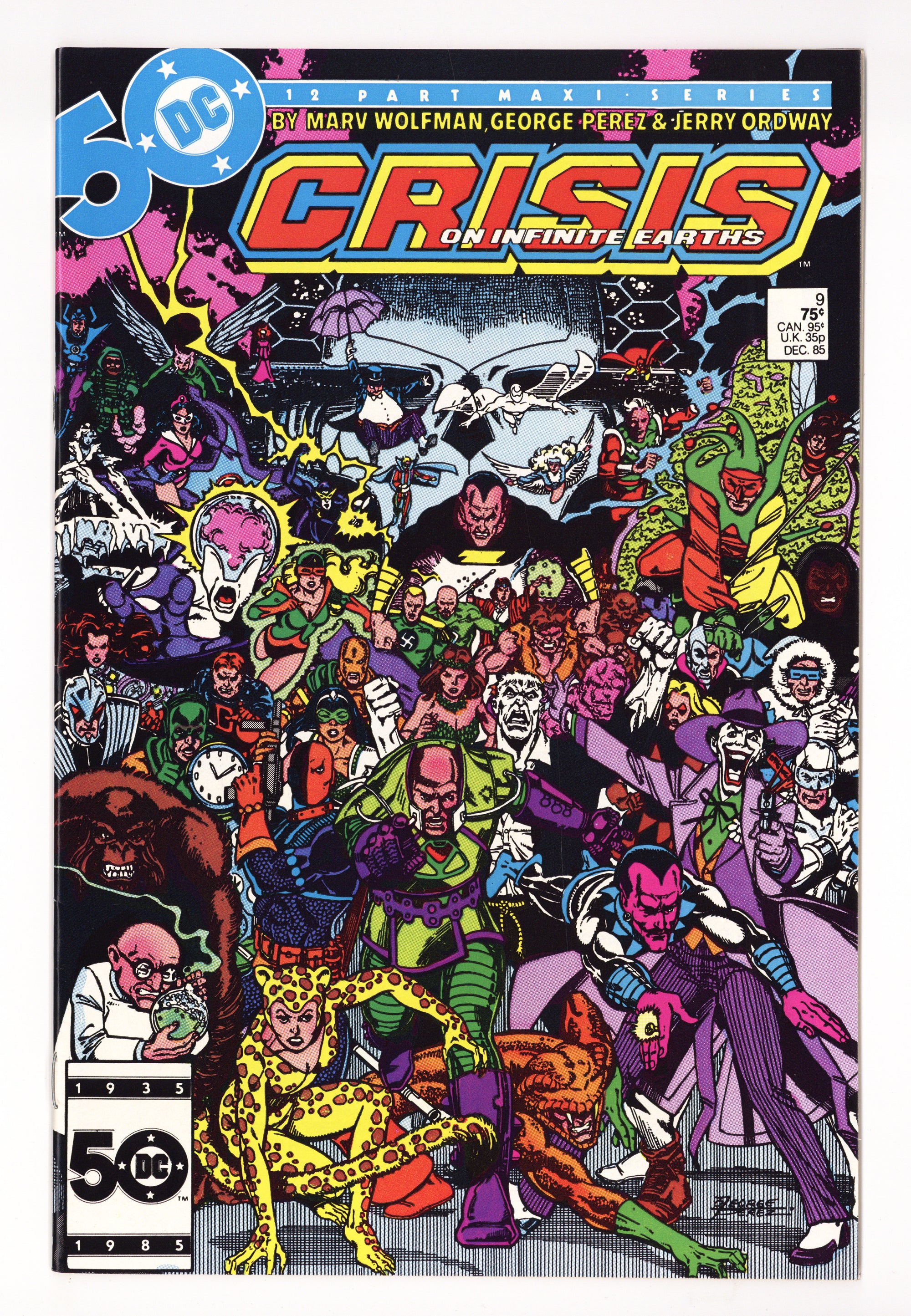Crisis on Infinite Earths 9 VF/NM (9.0) (1985) 