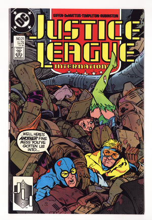 Justice League International 21 High Grade (1988)