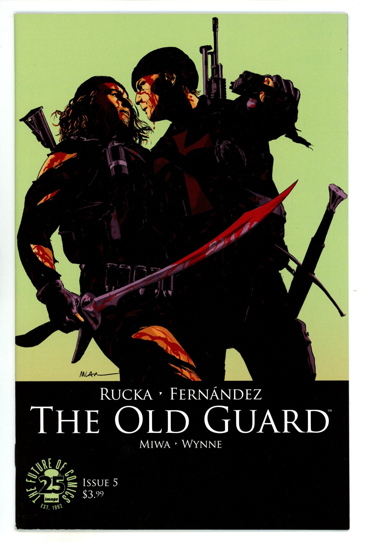 The Old Guard  5  High Grade  (2017) Lark  Variant  