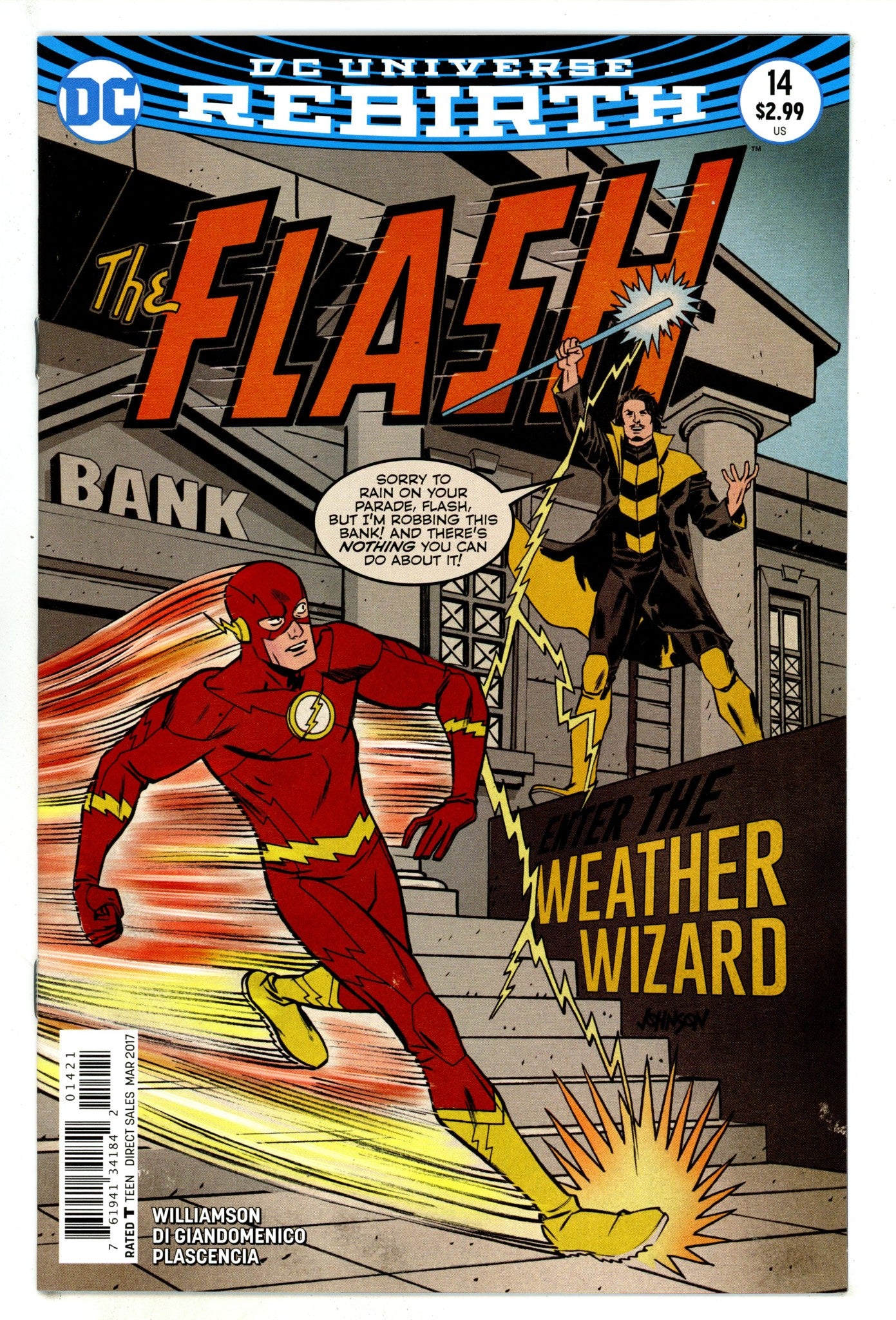 The Flash Vol 5 14 High Grade (2017) Johnson Variant 