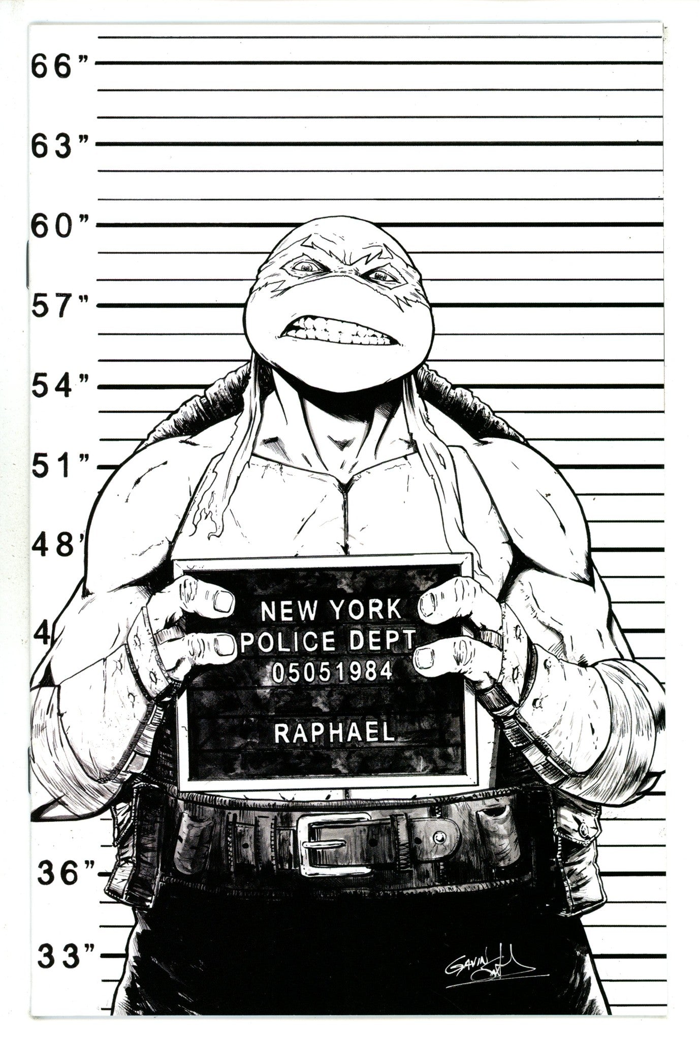Teenage Mutant Ninja Turtles Vol 5 141 Smith B&W Virgin Incentive Variant VF (2023)