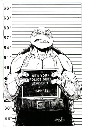 Teenage Mutant Ninja Turtles Vol 5 141 Smith B&W Virgin Incentive Variant VF (2023)