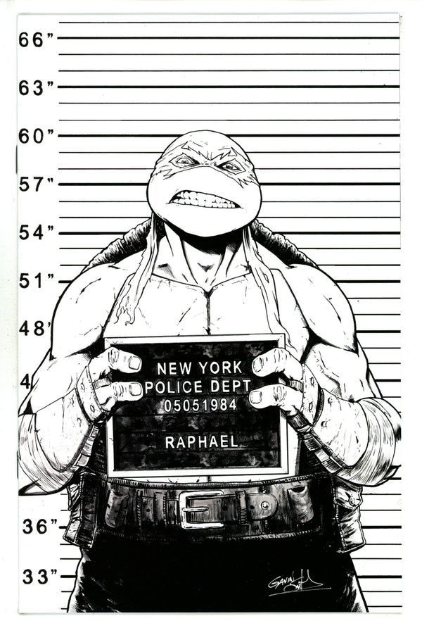 Teenage Mutant Ninja Turtles Vol 5 141 Smith B&W Virgin Incentive Variant VF (2023)