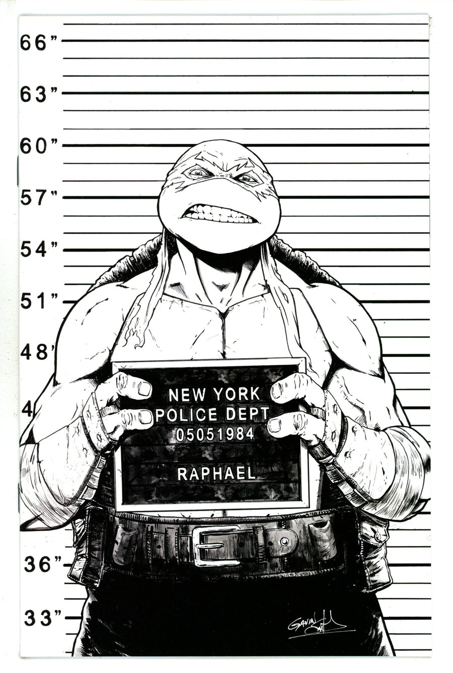 Teenage Mutant Ninja Turtles Vol 5 141 Smith B&W Virgin Incentive Variant VF (2023)