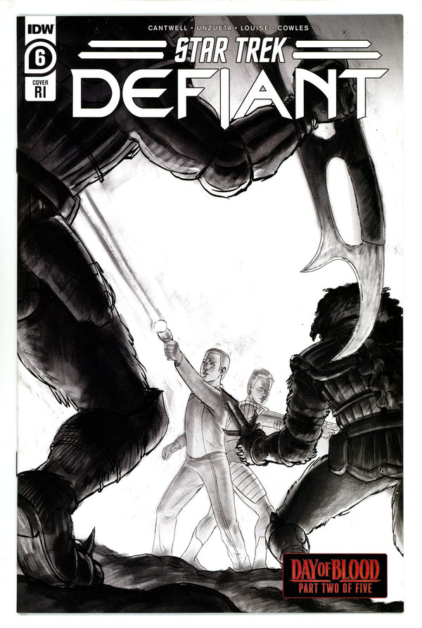 Star Trek: Defiant 6 Ward B&W Incentive Variant VF/NM (2023)
