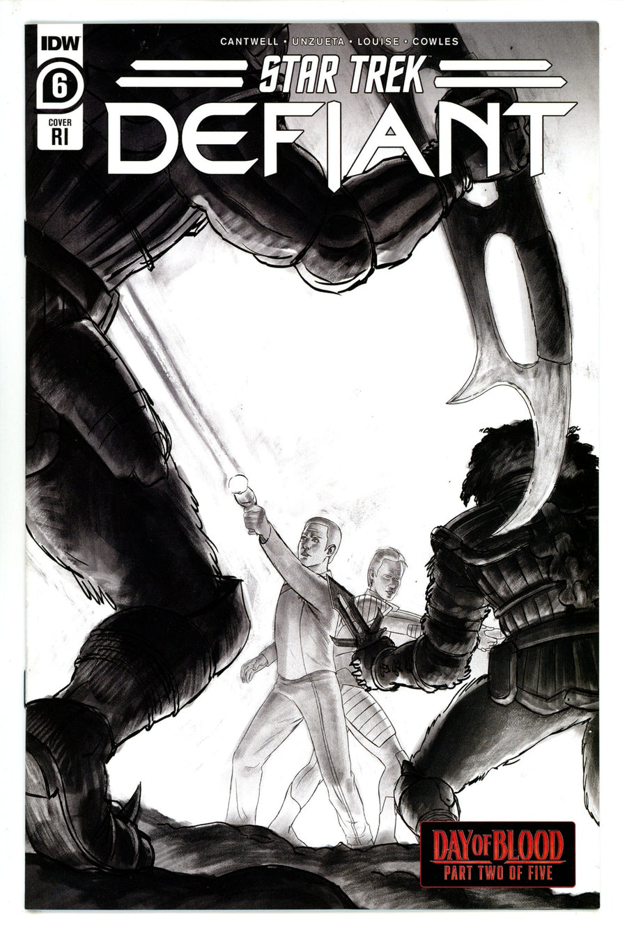 Star Trek: Defiant 6 Ward B&W Incentive Variant VF/NM (2023)