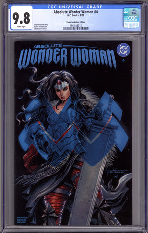 Absolute Wonder Woman 4 CGC 9.8 (NM/M) (2025) Kirkham Exclusive Variant