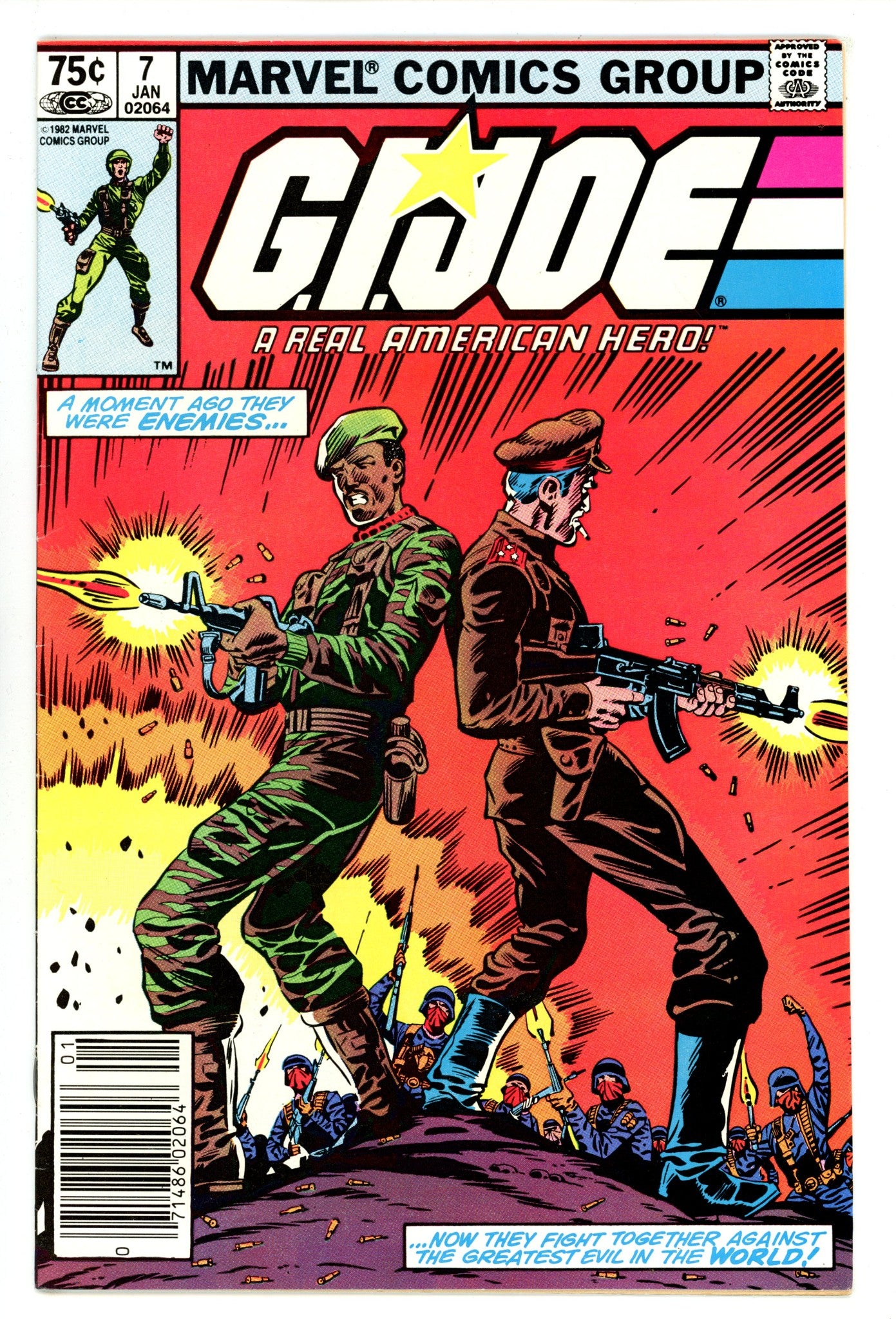 G.I. Joe, A Real American Hero 7 FN+ (6.5) (1983) Canadian Price Variant 