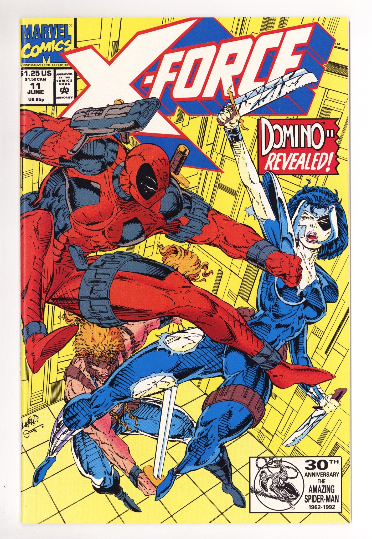 X-Force Vol 1 11 VF/NM (9.0) (1992) 