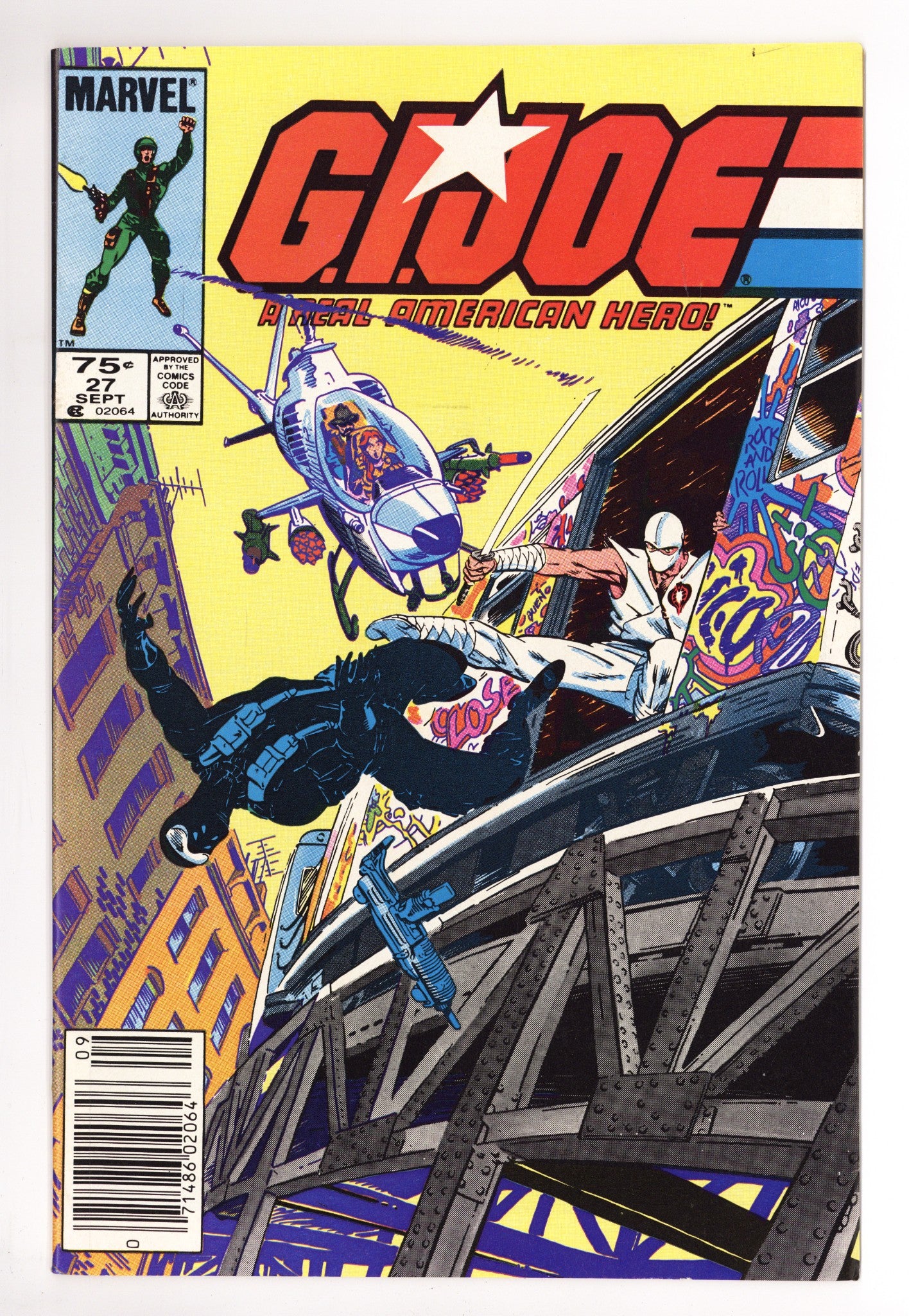 G.I. Joe, A Real American Hero 27 VF (8.0) (1984) Canadian Price Variant 