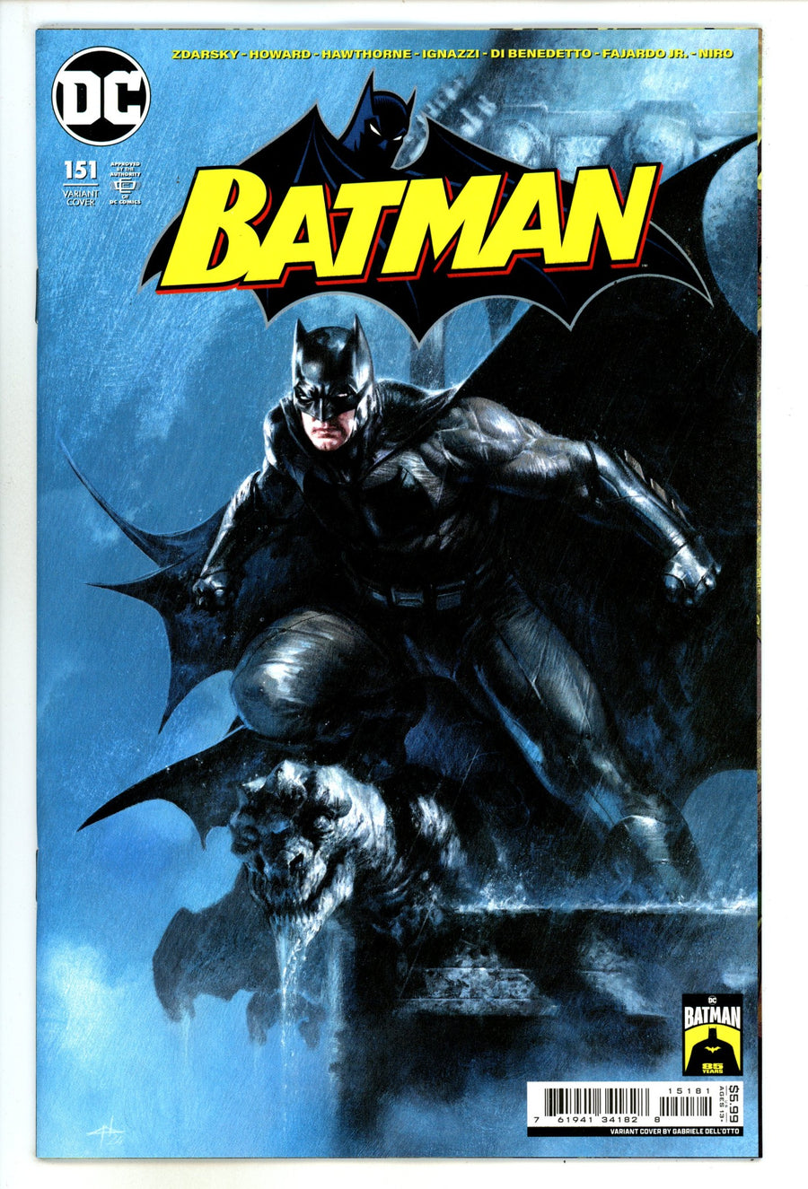 Batman Vol 3 151 Dell'Otto Homage Variant (2024)