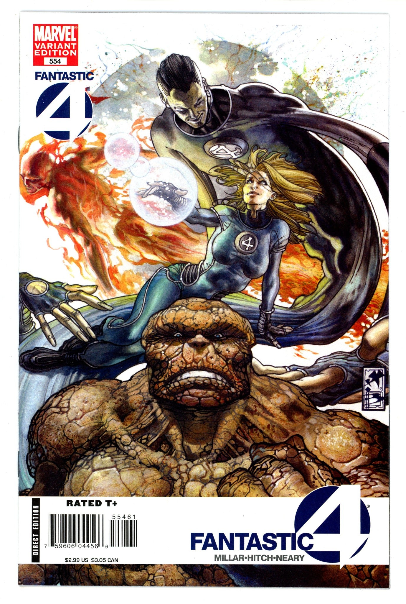 Fantastic Four Vol 3 554 High Grade (2008) Bianchi Variant 