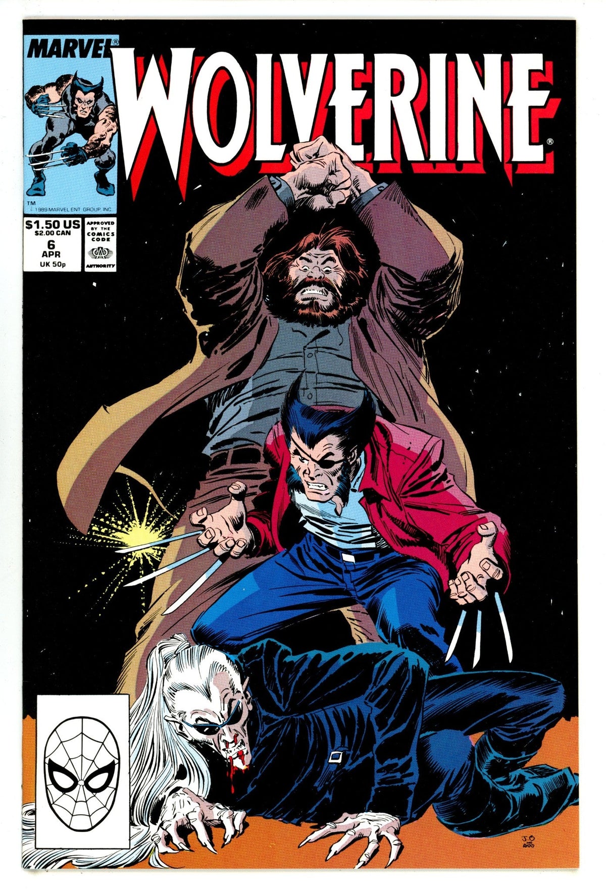 Wolverine Vol 2 6  High Grade   (1989)