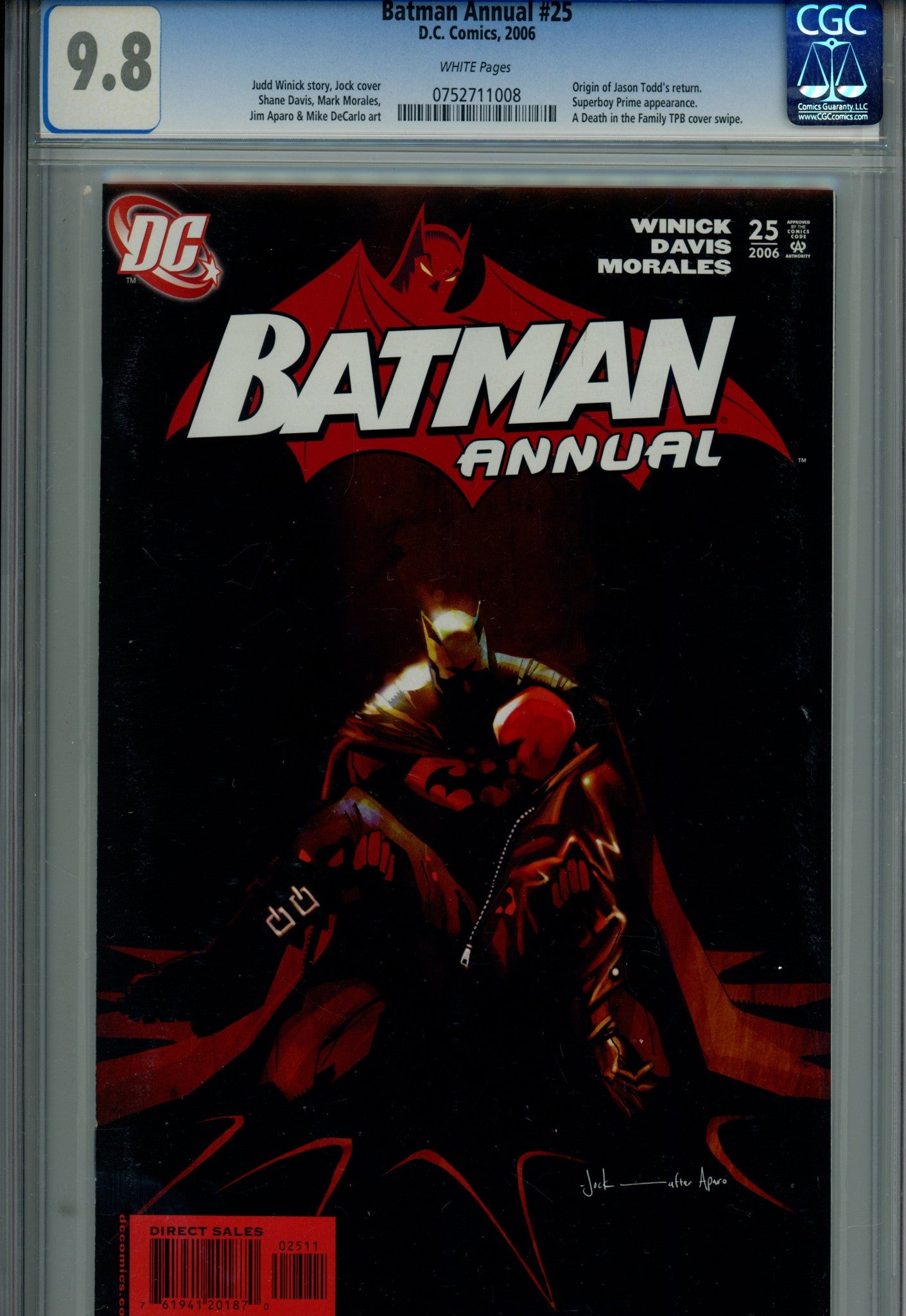 Batman Annual Vol 1 25 CGC 9.8 (NM/M) (2006) 