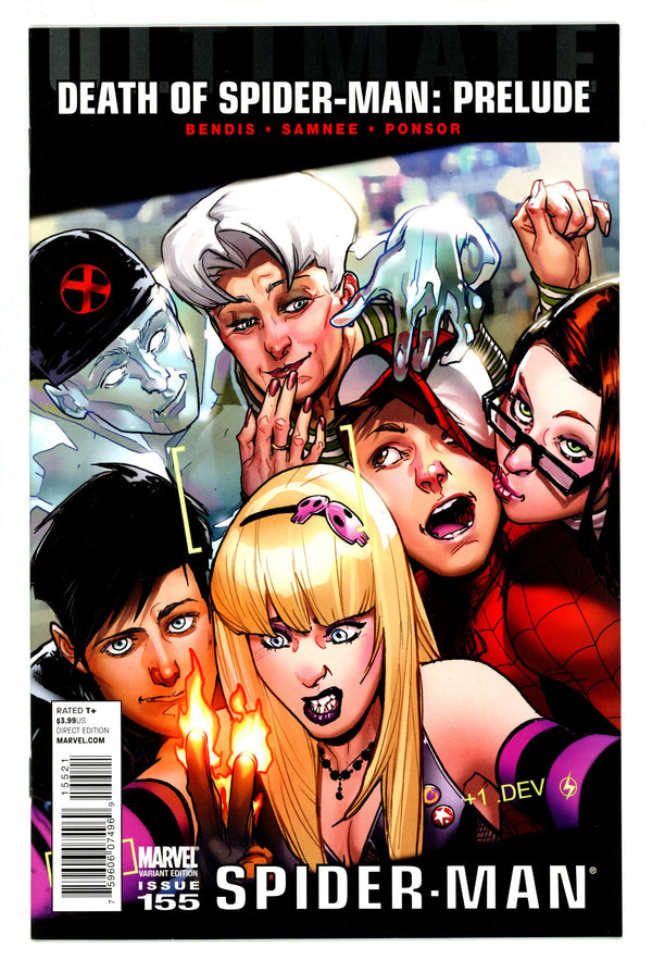 Ultimate Comics Spider-Man Vol 1 155 NM- (9.2) (2011) Pichelli Incentive Variant