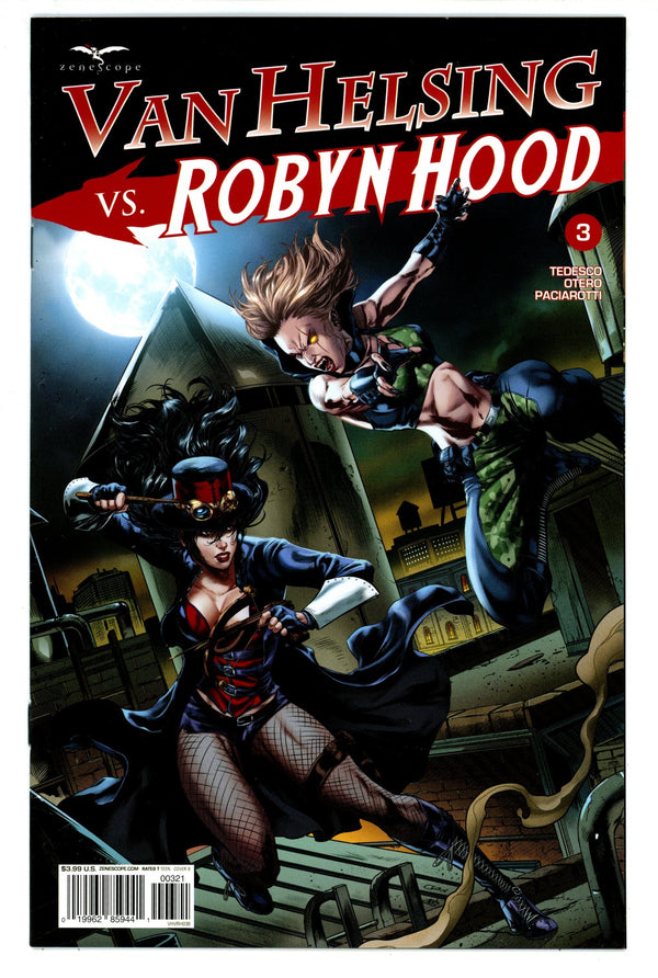 Van Helsing vs. Robyn Hood 3 High Grade (2018) White Variant