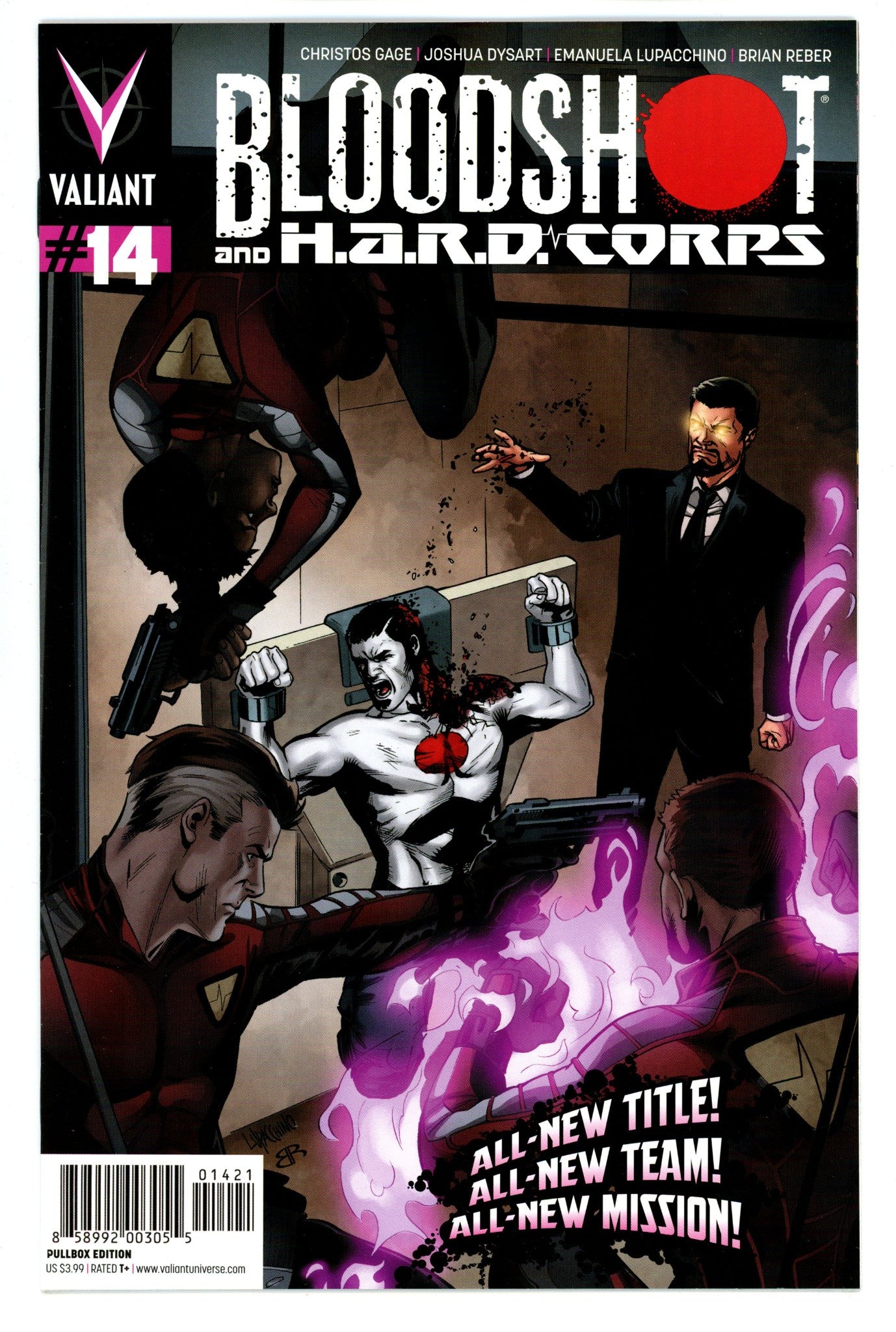 Bloodshot and H.A.R.D.Corps Vol 3 14 High Grade (2013) Lupacchino Variant 