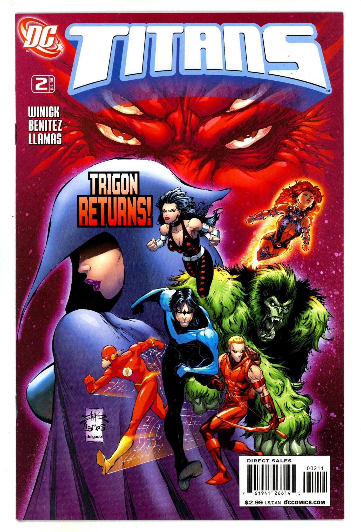 Titans Vol 2 2 High Grade (2008) 