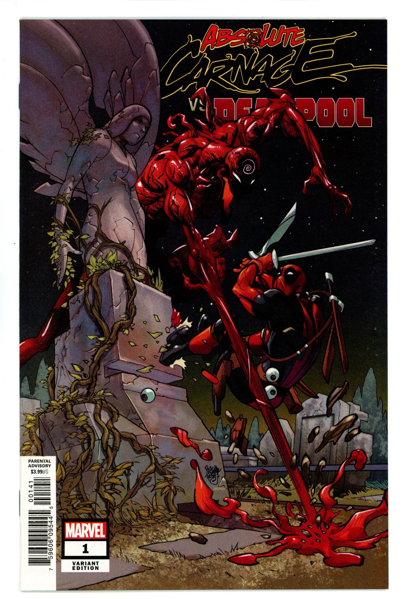 Absolute Carnage vs. Deadpool 1 High Grade (2019) Variant 
