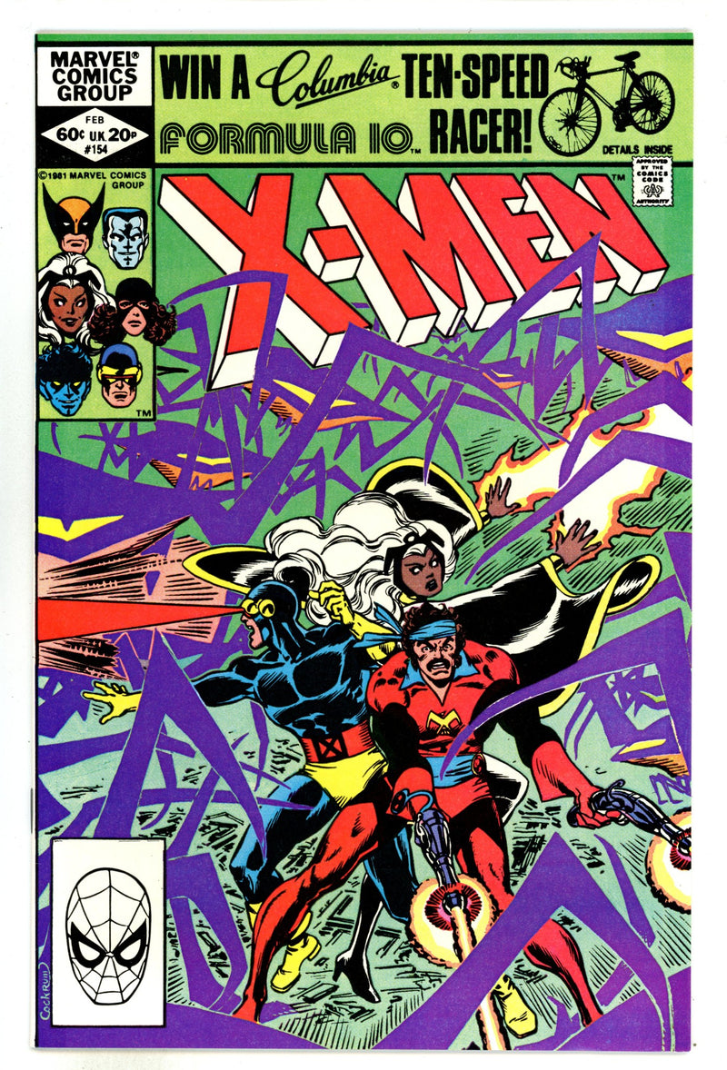 The Uncanny X-Men Vol 1 154 NM- (9.2) (1982) 