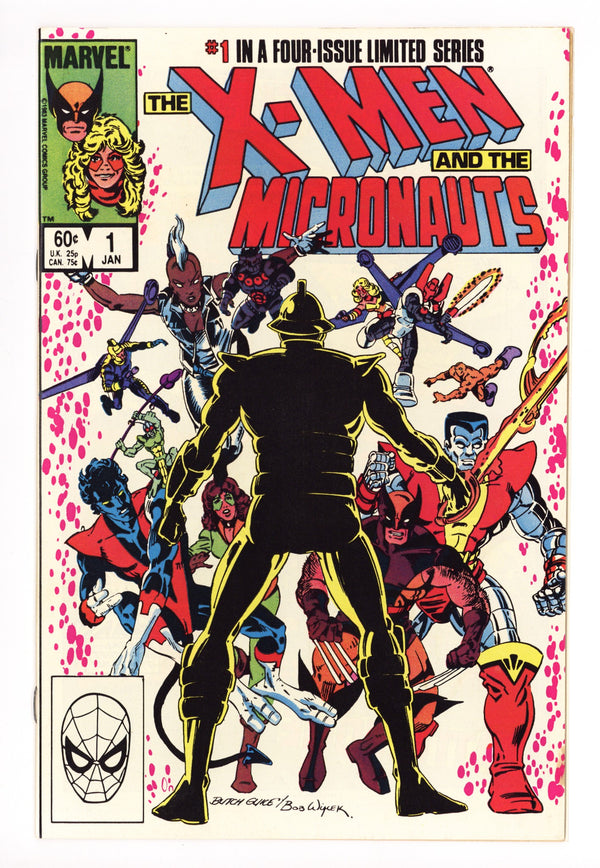 The X-Men and the Micronauts 1 Mid Grade (1984)