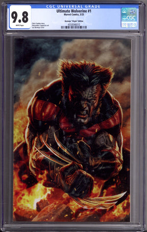 Ultimate Wolverine   1 CGC 9.8 (NM/M)   (2025) Bermejo Virgin   Incentive Variant